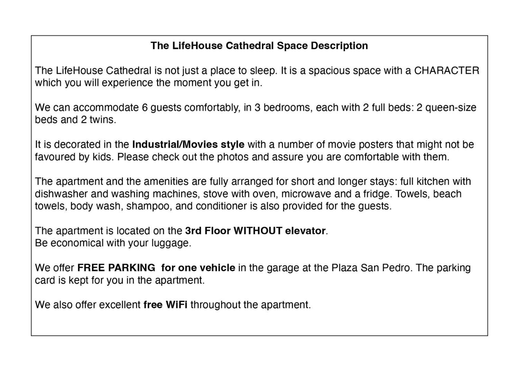 Apartament Lifehouse Cathedral * Free Parking* Superiorwifi* Almería Zewnętrze zdjęcie